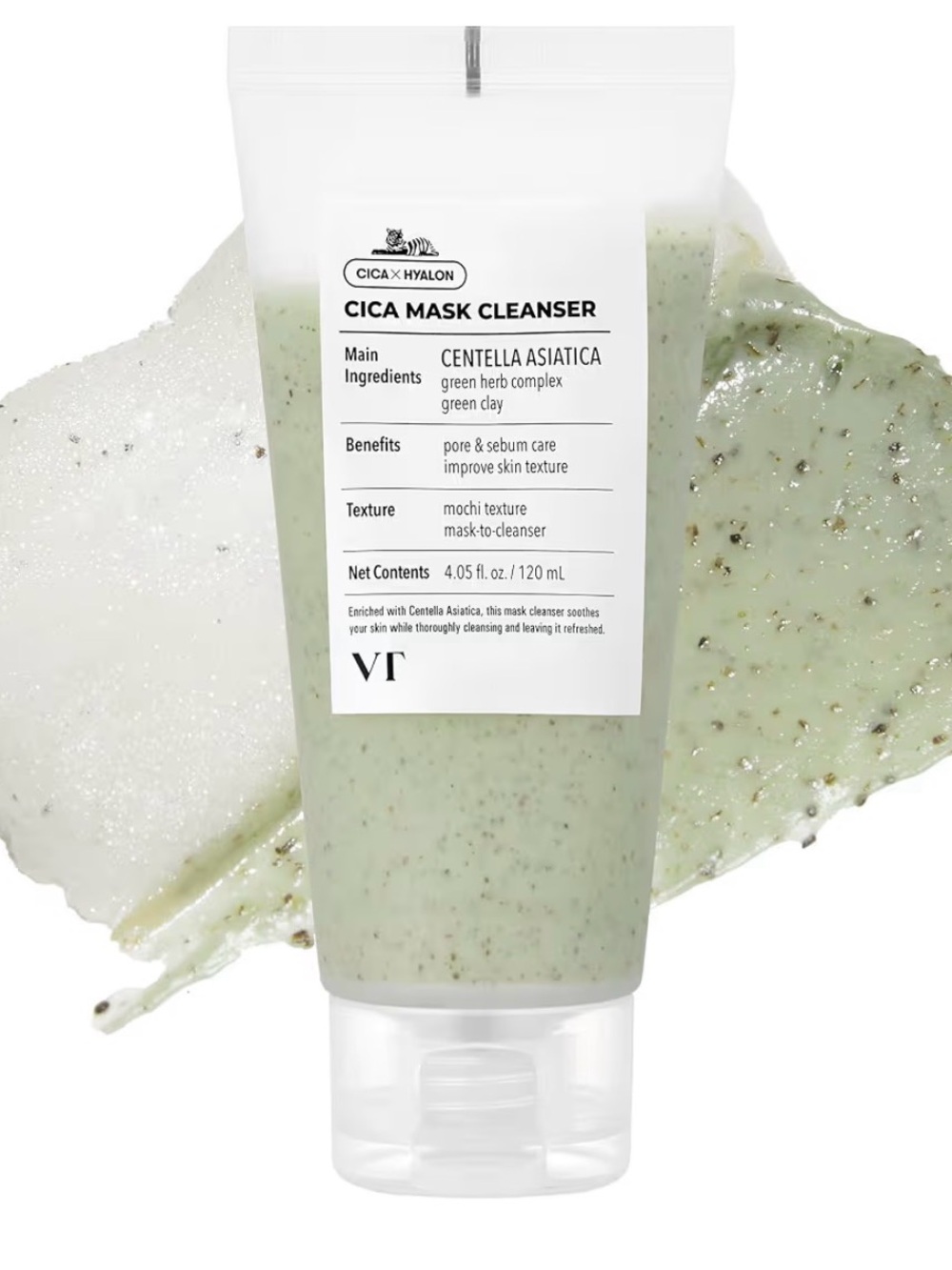 Brand New - Sealed VT Cosmetics Cica Mask Cleanser 4.05fl.oz./120ml